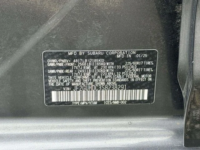Used 2025 Gray Subaru Premium image 26