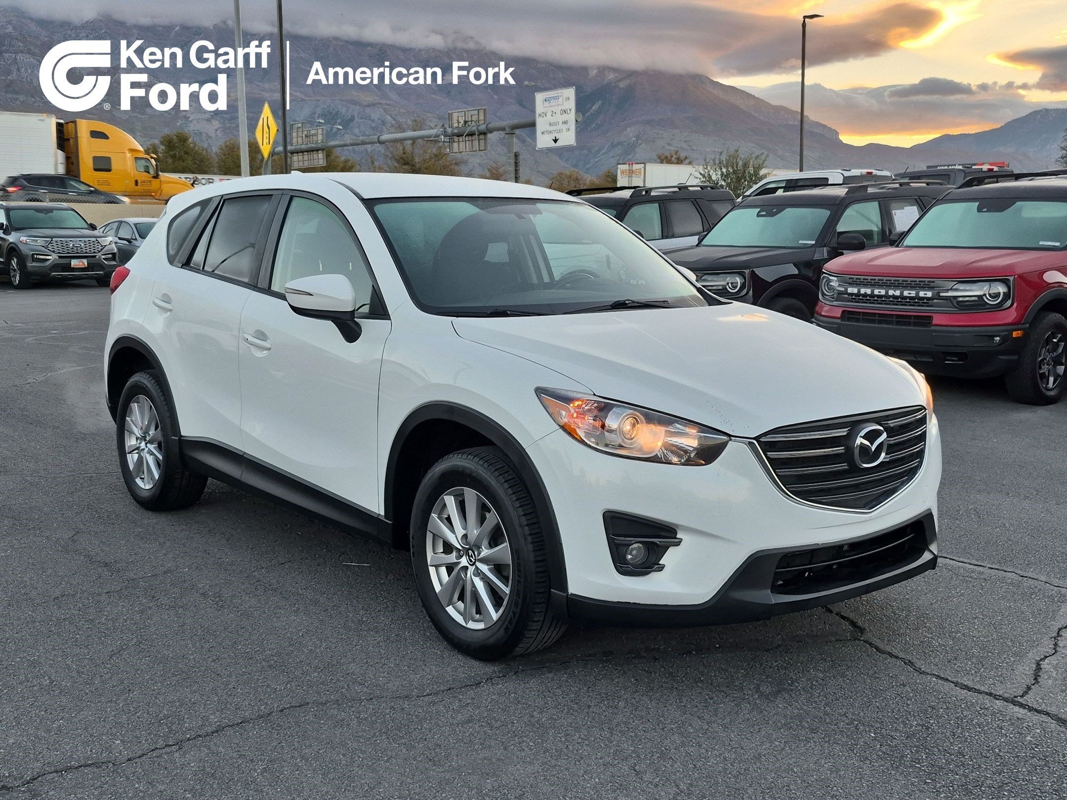 Used 2016 Crystal White Pearl Mazda Touring image 1
