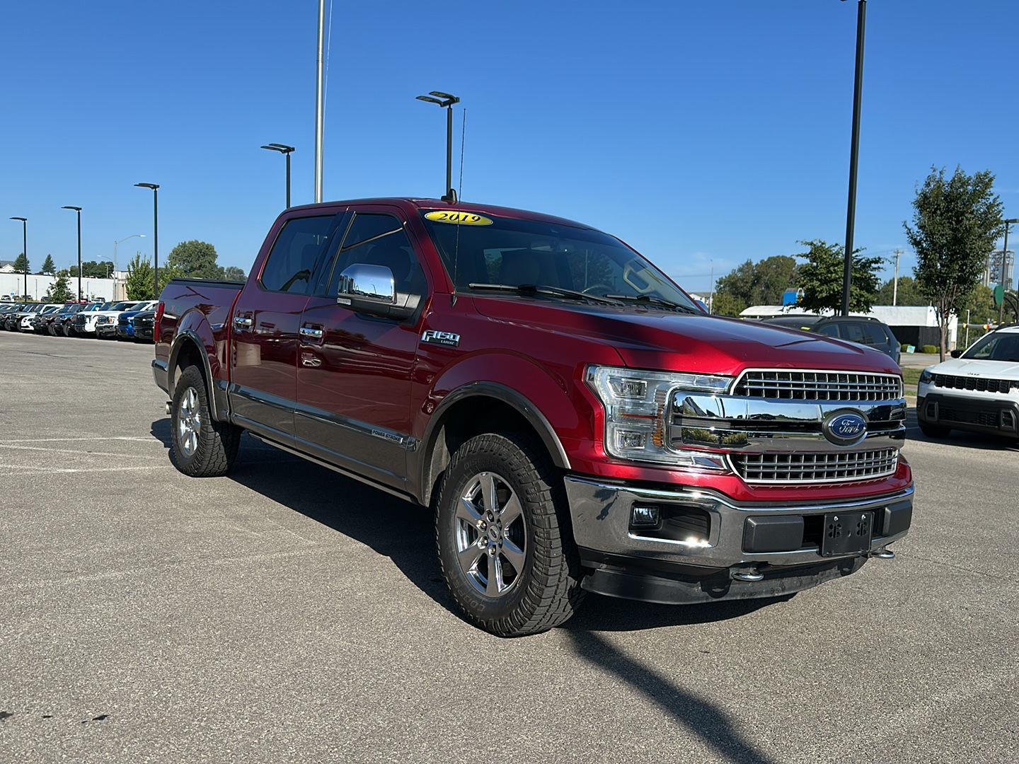 Used 2019 Ruby Red Metallic Tinted Clearcoat Ford LARIAT image 6