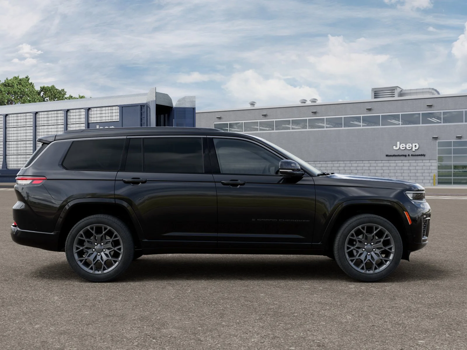 New 2026 Diamond Black Crystal Pearl-Coat Exterior Paint Jeep Summit image 21