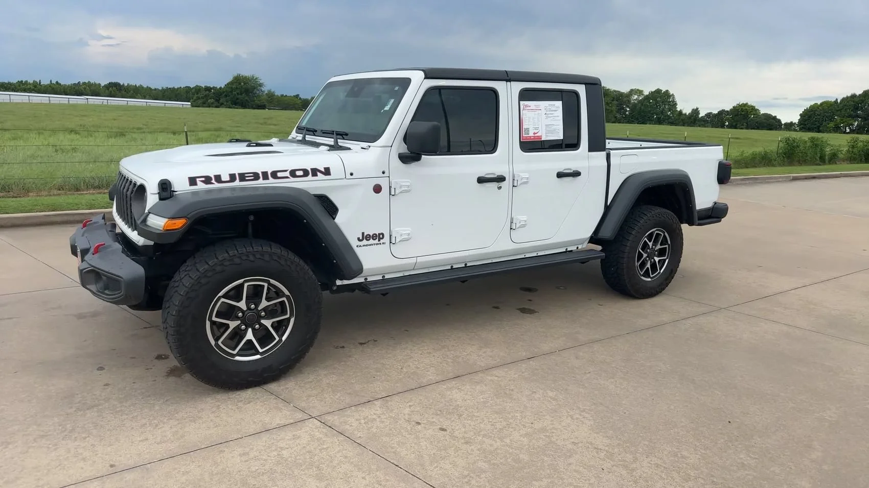 Used 2024 Bright White Clearcoat Jeep Rubicon image 5