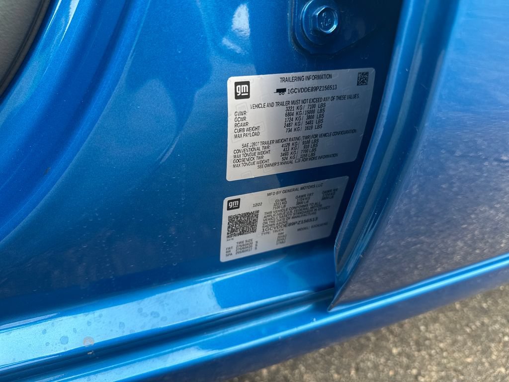 Certified Used 2023 Glacier Blue Metallic Chevrolet LT image 26