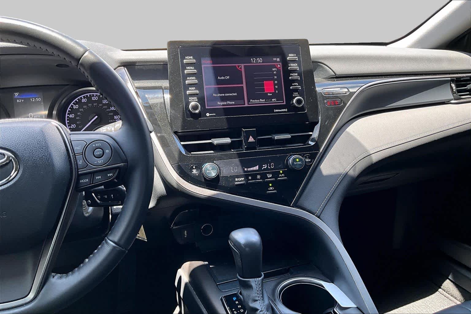 Used 2023 Midnight Black Metallic Toyota SE Nightshade image 6