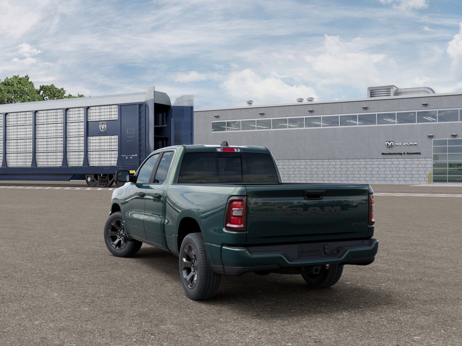 New 2026 Serrano-Green Metallic Exterior Paint RAM Express image 3