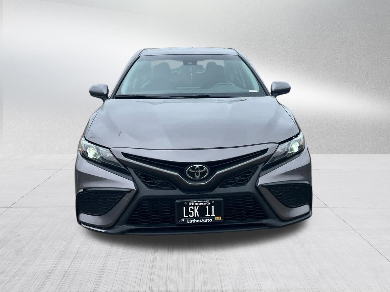 Certified 2021 Toyota Camry SE with VIN 4T1G11AK4MU583684 for sale in Golden Valley, Minnesota