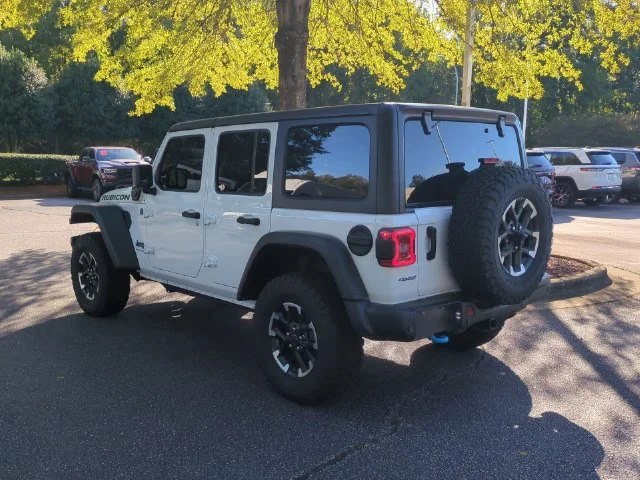 Used 2024 White Jeep Rubicon 4xe image 3