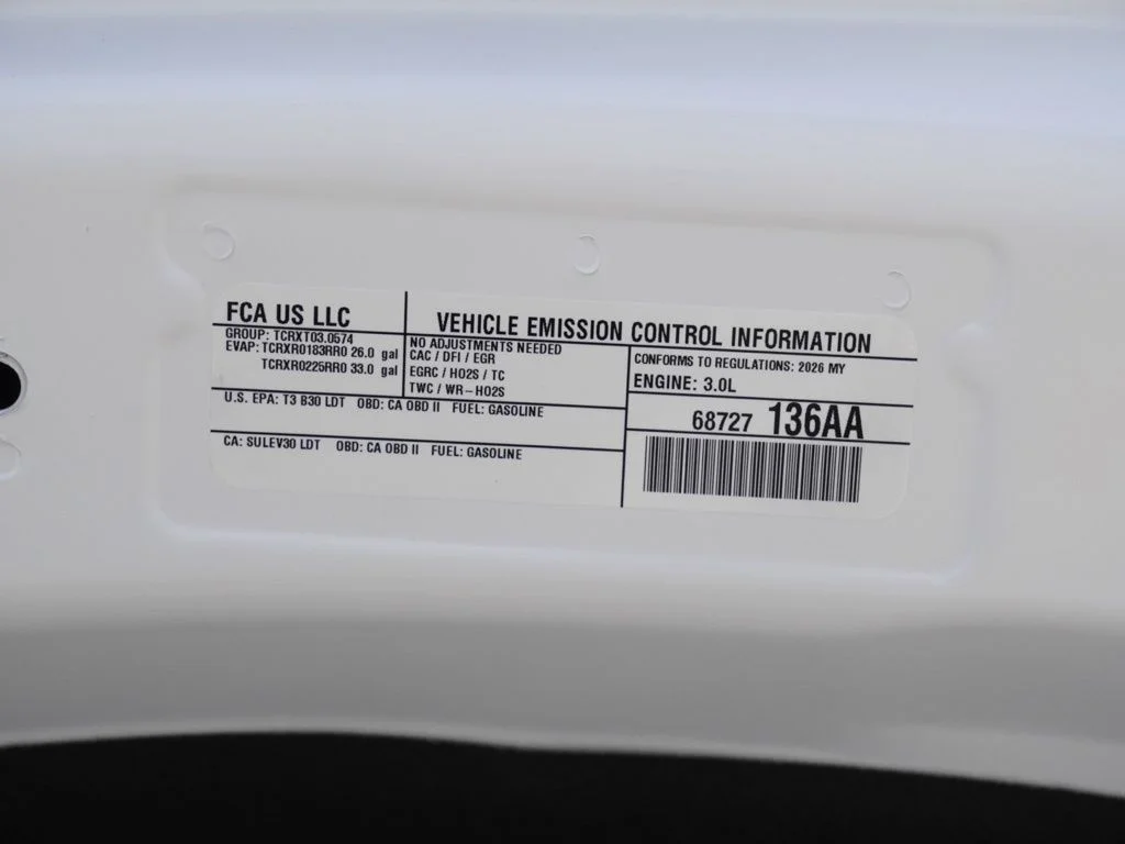New 2026 Bright White Clear-Coat Exterior Paint RAM Rebel image 29