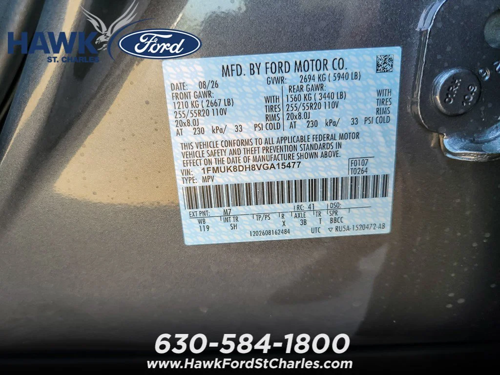 New 2027 Carbonized Gray Metallic Ford 4DR 4WD ACTIVE image 22