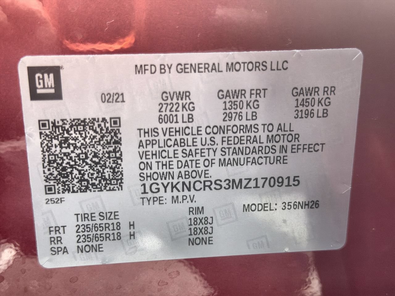 Used 2021 INFRARED TINTCOAT Cadillac FWD Premium Luxury image 29
