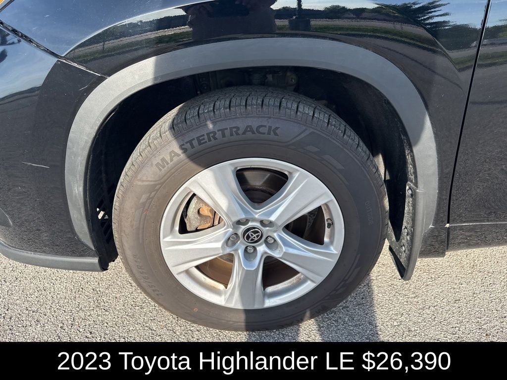 Used 2023 Midnight Black Metallic Toyota LE image 11