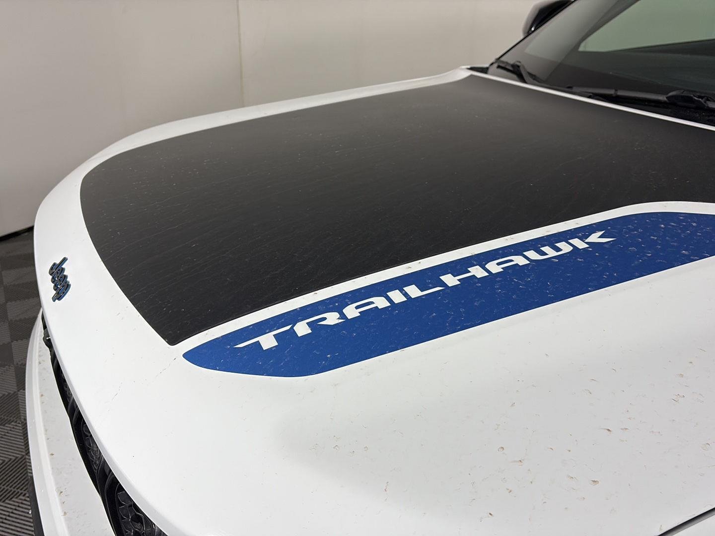 Used 2023 Bright White Clearcoat Jeep Trailhawk image 13