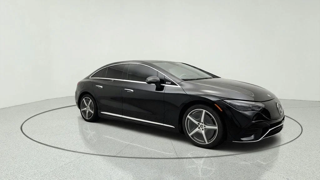 Used 2023 Black Mercedes-Benz EQE 350+ Sedan, Exclusive w/ AMG® Line & 20