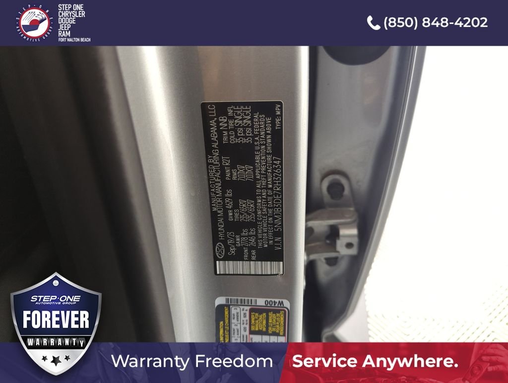 Used 2024 Silver Hyundai SEL image 38