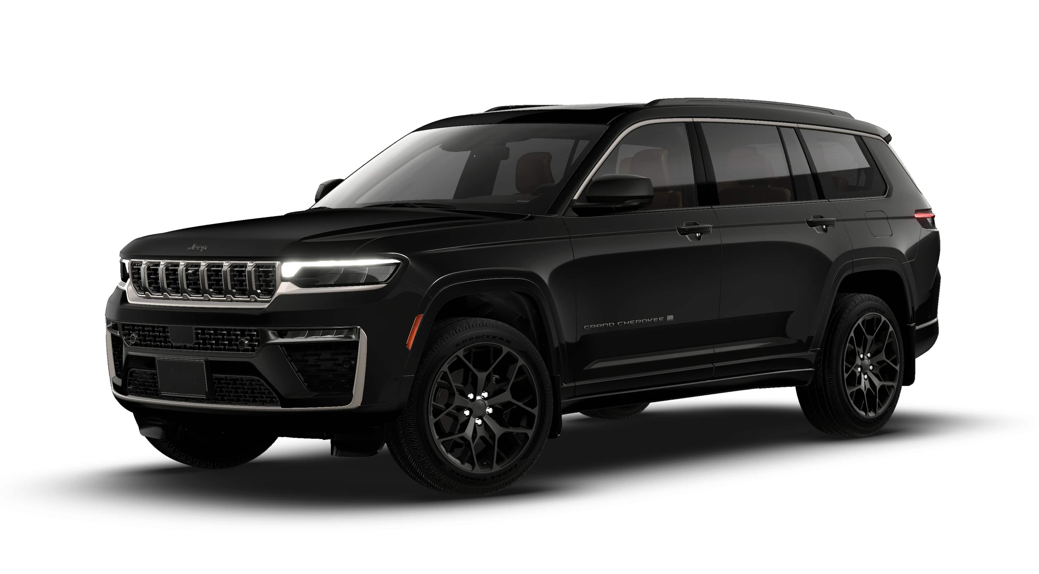 New 2026 Diamond Black Crystal Pearl-Coat Exterior Paint Jeep Summit image 27