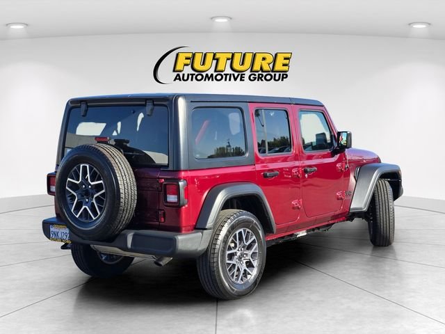 Used 2022 Red Jeep Unlimited Sport S image 4