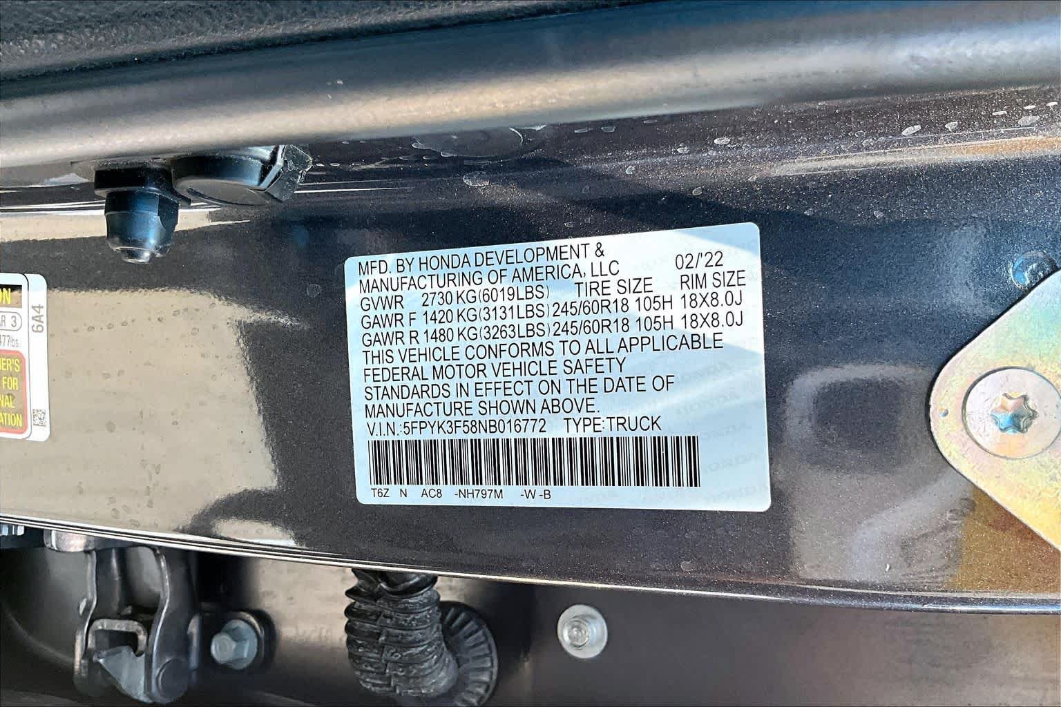 Certified Used 2022 Modern Steel Metallic Honda RTL image 34