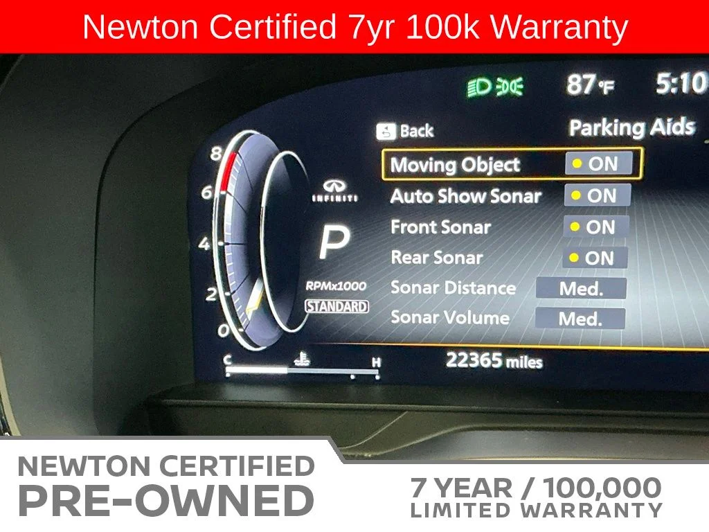 Certified Used 2025 Mineral Black INFINITI LUXE image 36