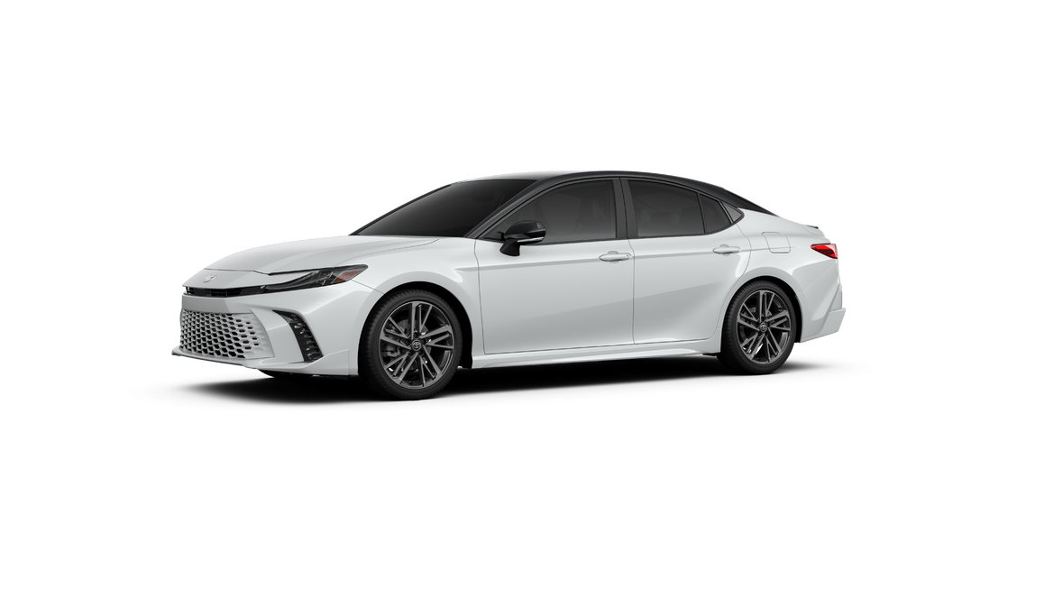 New 2027 Wind Chill Pearl with Midnight Black Metallic roof Toyota XSE image 2