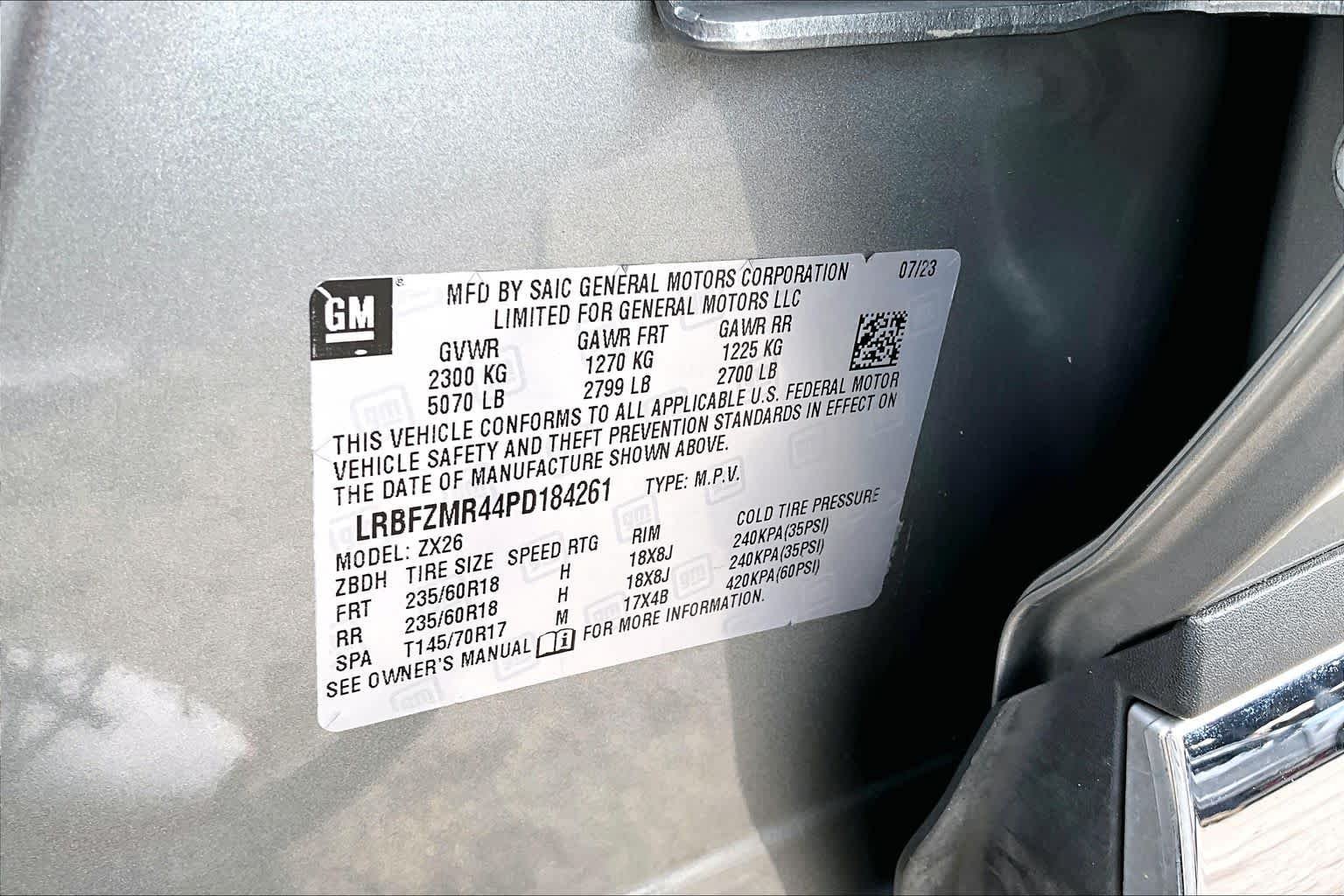 Certified Used 2023 Moonstone Gray Metallic Buick Preferred image 34