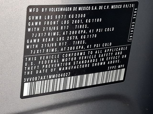 Used 2021 Silver Volkswagen 2.0T S image 24