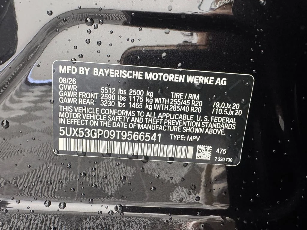 New 2026 Black Sapphire Metallic BMW 30 xDrive image 21
