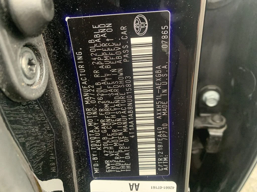 Used 2022 Black Toyota XLE Plus image 33
