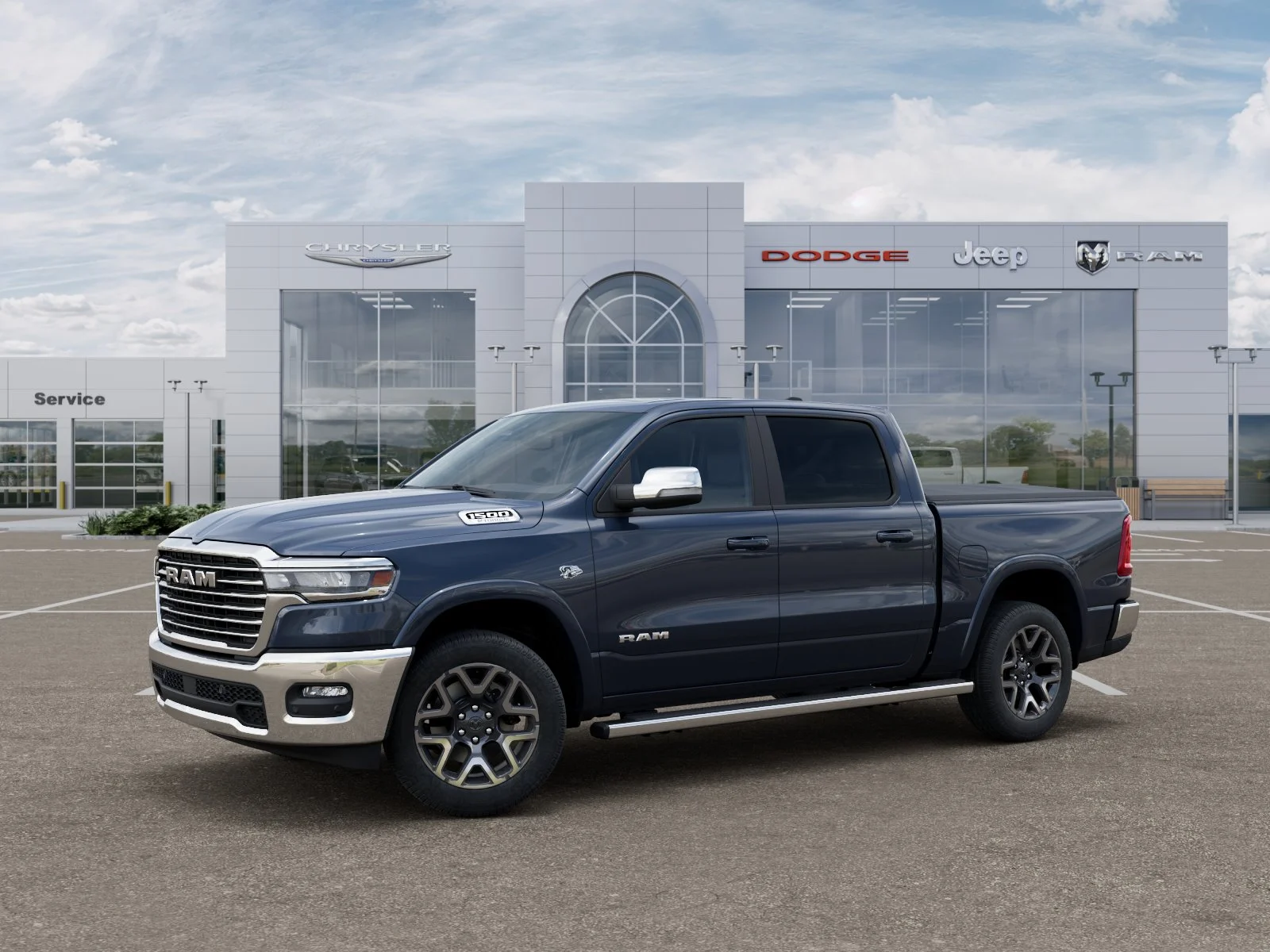 New 2026 Forged Blue Metallic Exterior Paint RAM Laramie image 29