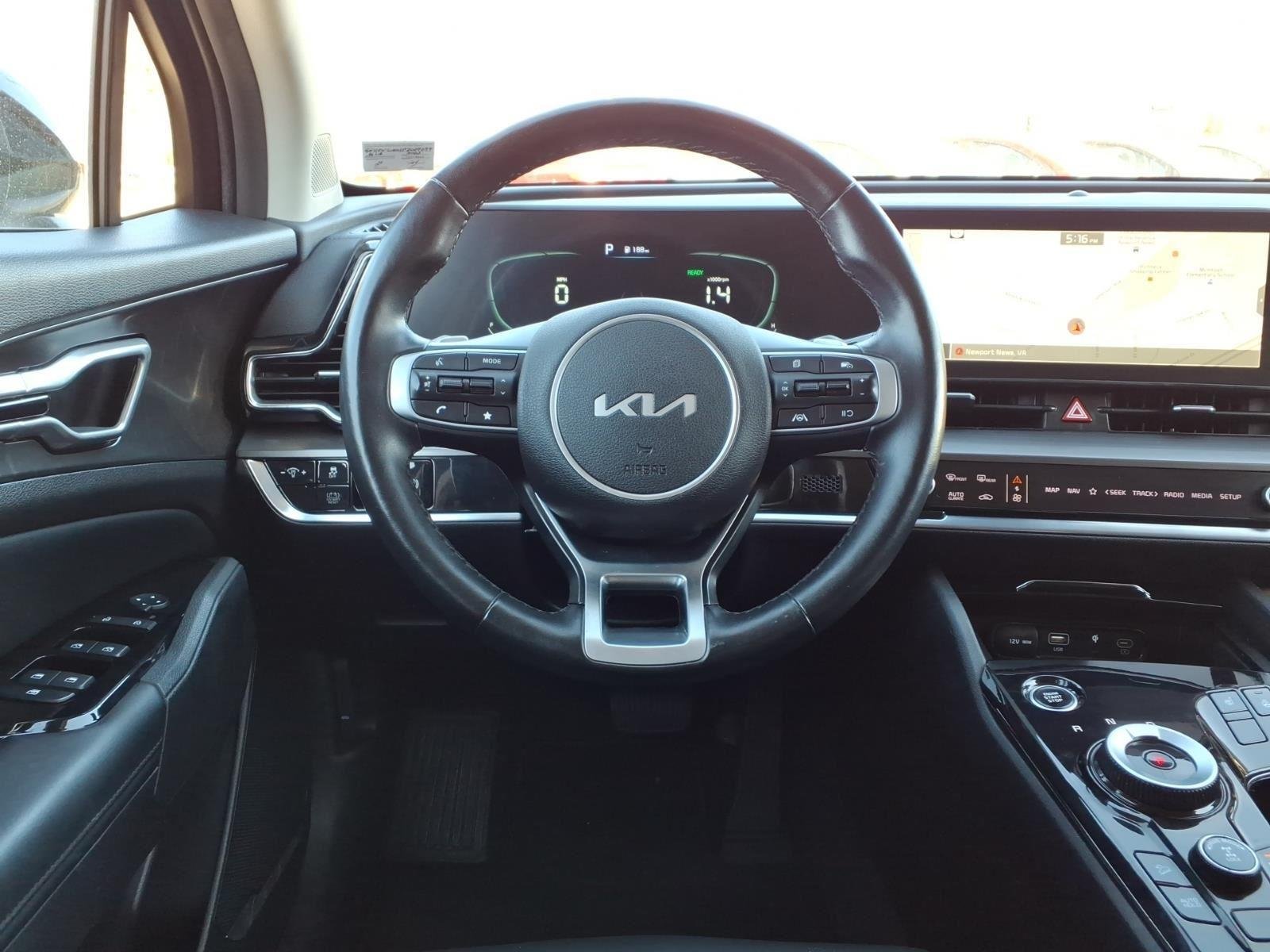 Used 2023 Fusion Black Kia EX image 25