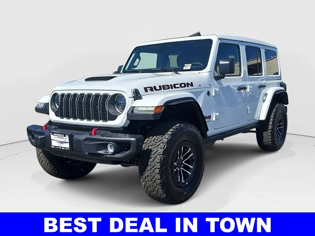 New 2026 Bright White Clear-Coat Exterior Paint Jeep Rubicon X image 7