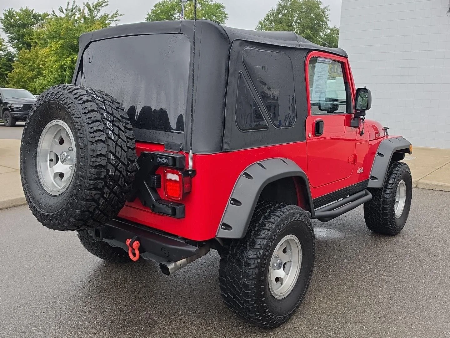 Used 2006 Flame Red Jeep Rubicon image 3