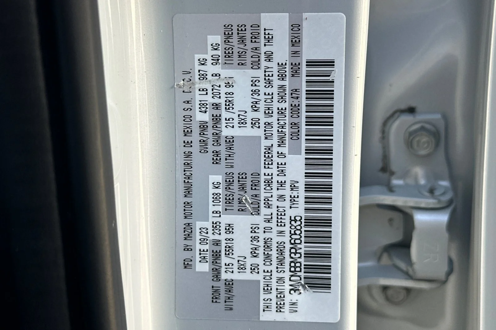 Used 2024 Ceramic White Mazda 2.5 S Select Sport image 30