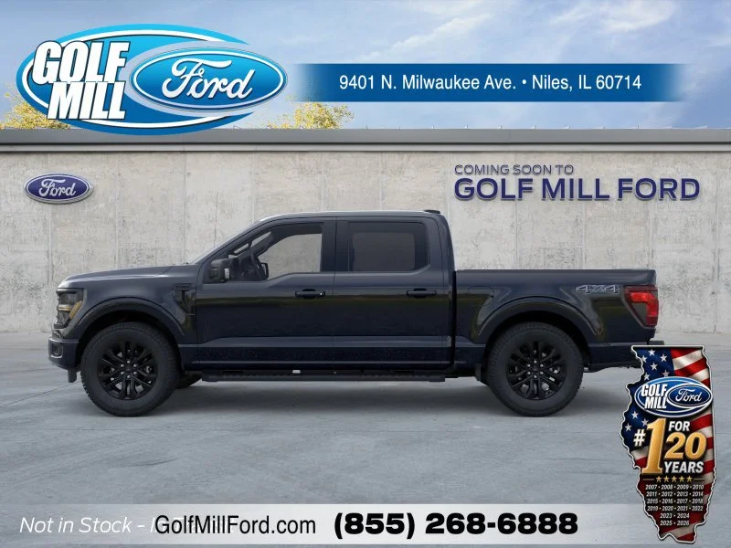 New 2026 Agate Black Metallic Ford XLT image 2