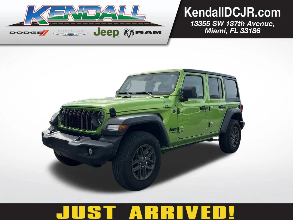 Certified Used 2025 Green Jeep Sport S image 1