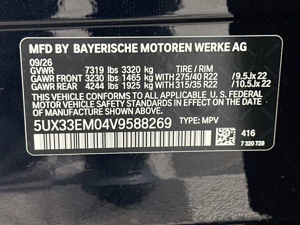 New 2027 Carbon Black Metallic BMW M60i image 24