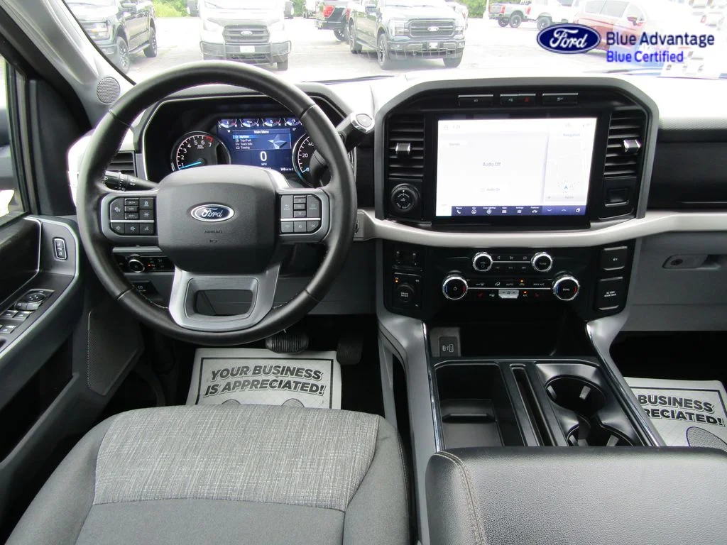 Certified Used 2023 Atlas Blue Metallic Ford XLT image 4
