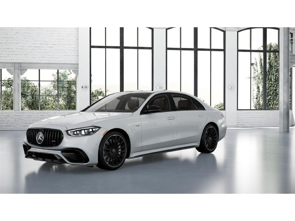 New 2026 MANUFAKTUR Moonlight White Metallic Mercedes-AMG AMG® S 63 E 4MATIC Sedan image 79