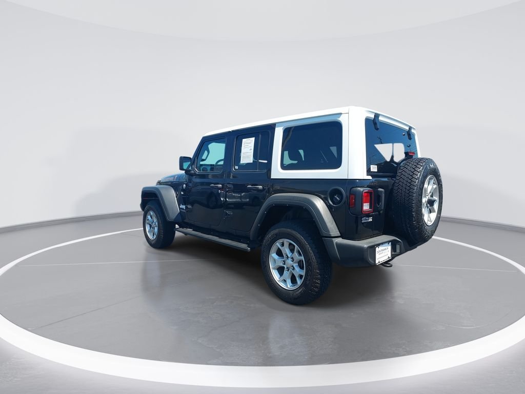 Used 2021 Black Jeep Unlimited Sport image 6