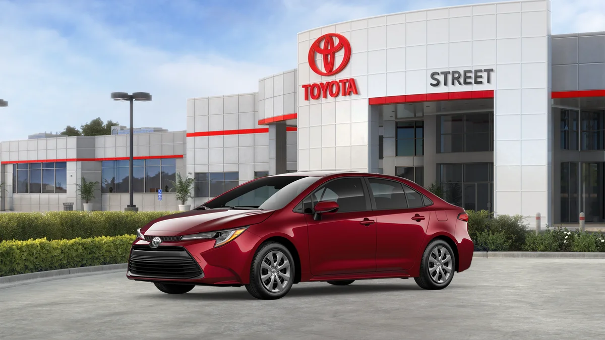 New 2026 Ruby Flare Pearl Toyota LE image 3