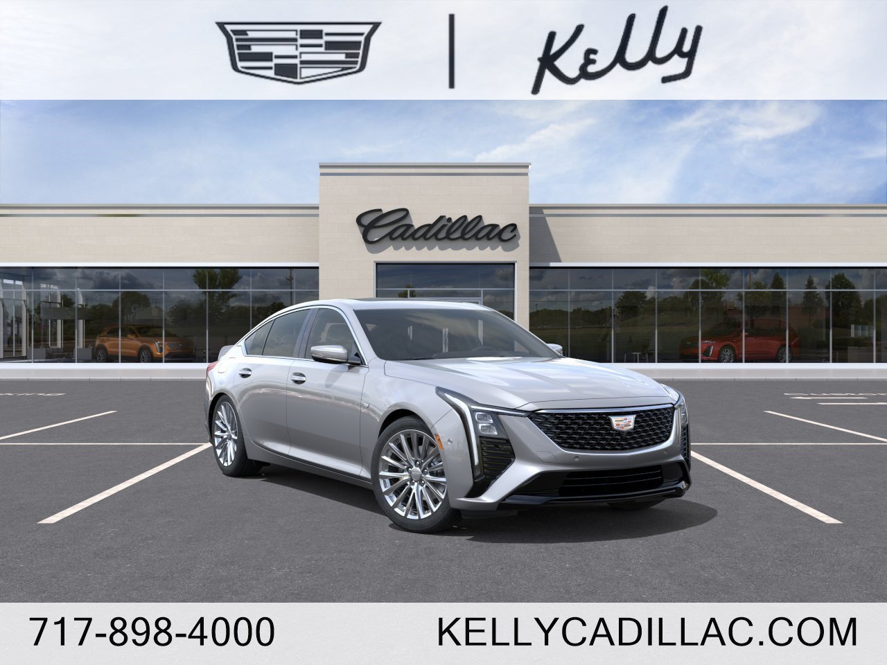 New 2026 Argent Silver Metallic Cadillac Premium Luxury image 1