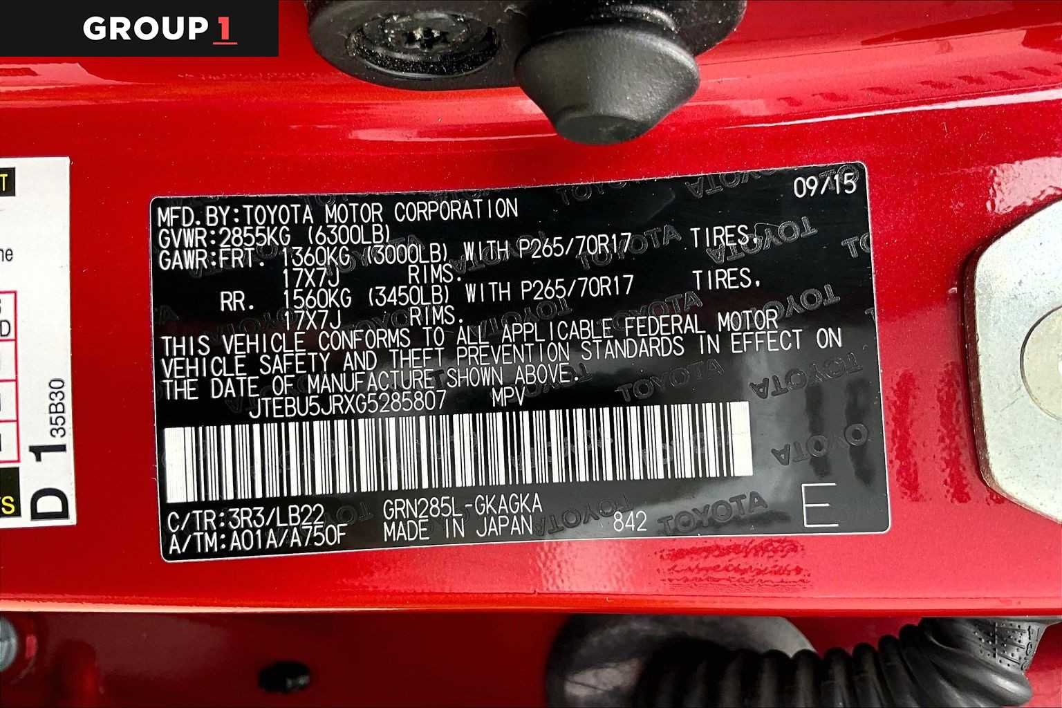 Used 2016 Barcelona Red Metallic Toyota SR5 Premium image 37