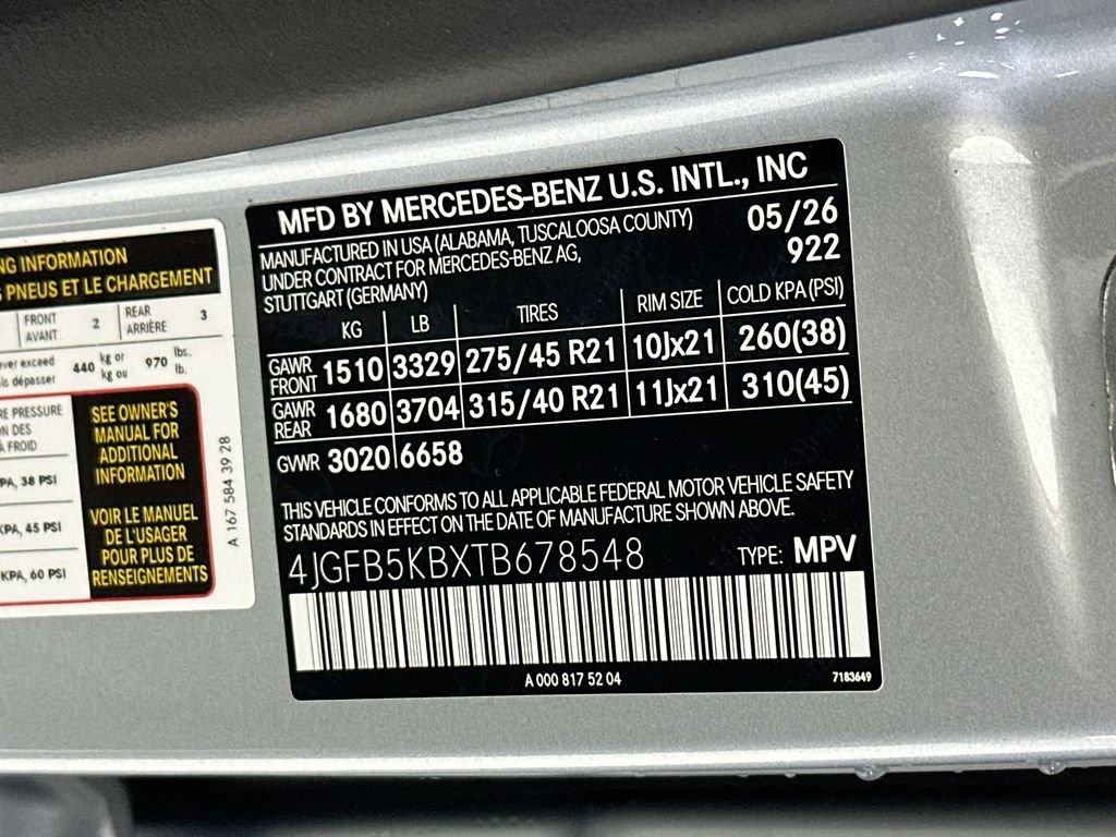 New 2026 Cirrus Silver Metallic Mercedes-Benz GLE 450 image 35