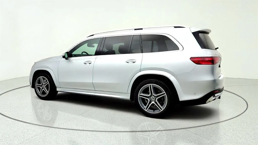 Used 2025 Cirrus Silver Metallic Mercedes-Benz GLS 450 4MATIC SUV w/ AMG® Line, Trailer Hitch & 5-Zone Climate image 7