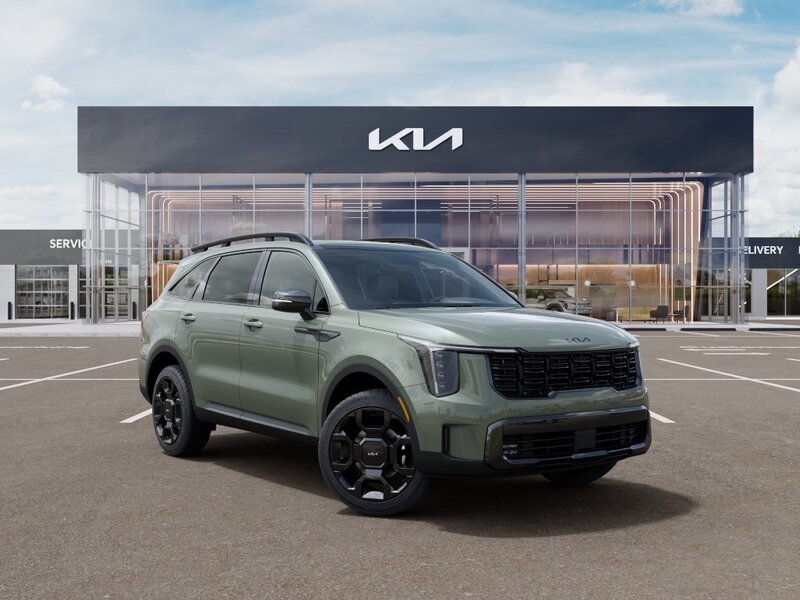 New 2026 Jungle Green Kia X-Line EX AWD image 8