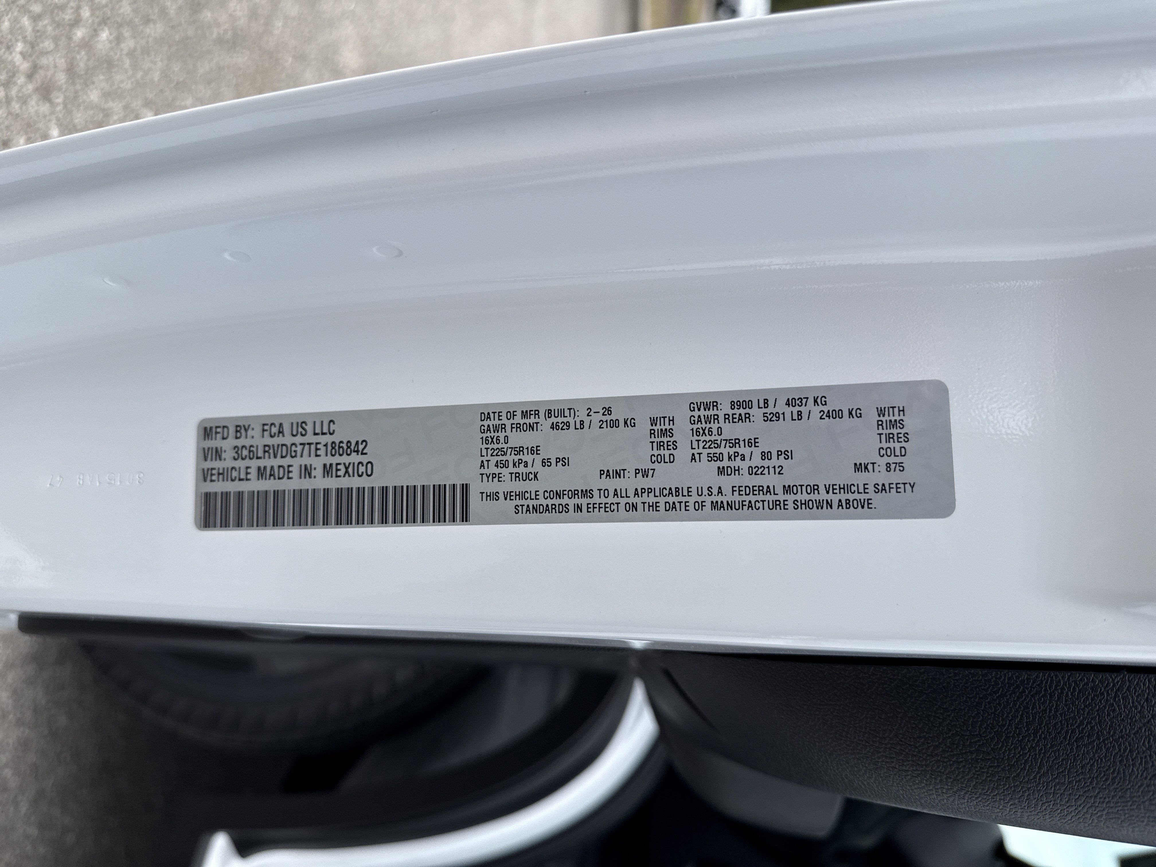 New 2026 Bright White Clearcoat RAM High Roof image 28