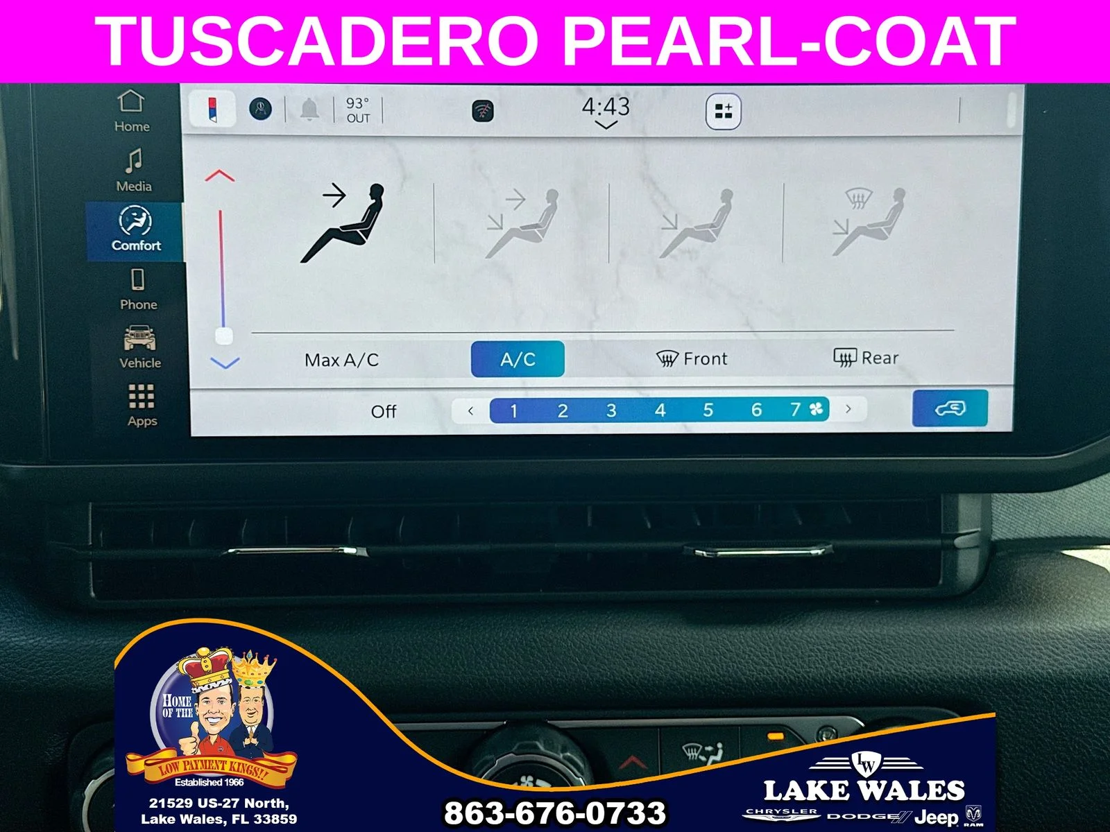 New 2026 Tuscadero Pearl-Coat Exterior Paint Jeep Sport S image 14