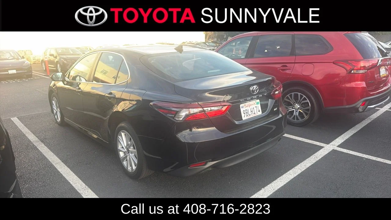 Certified Used 2022 Black Toyota LE image 2