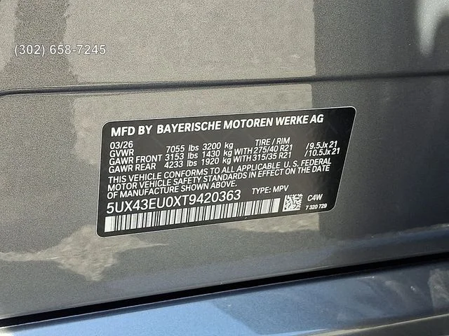 New 2026 Skyscraper Grey Metallic BMW xDrive50e image 20
