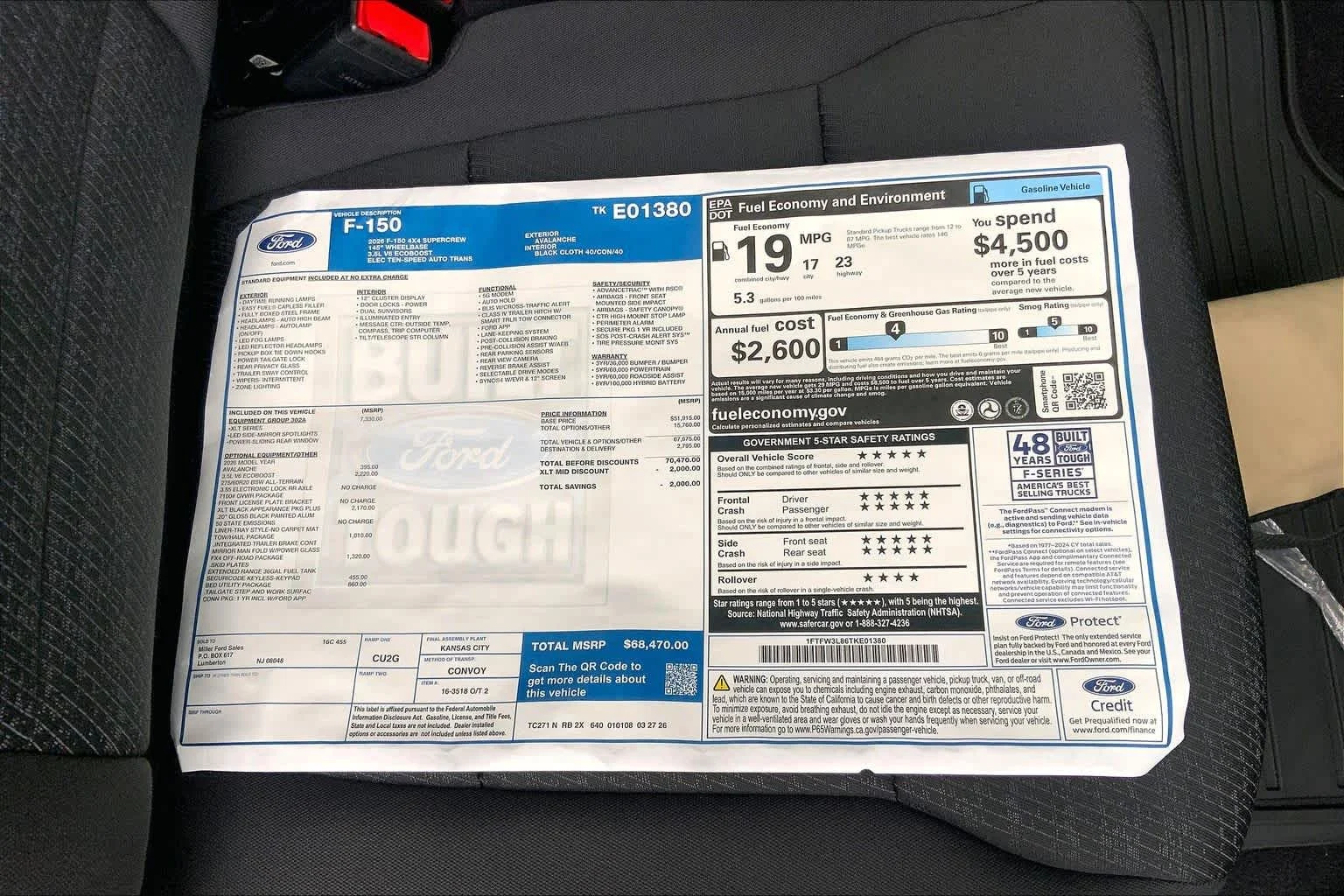New 2026 Avalanche Ford XLT image 18