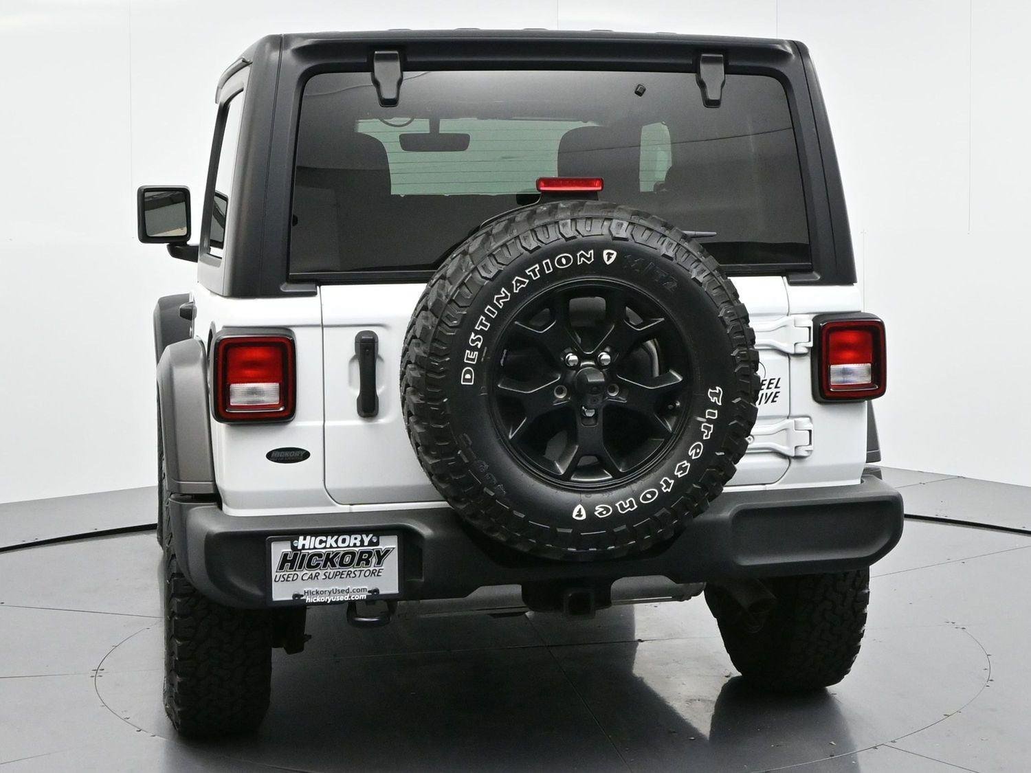 Used 2022 Bright White Clearcoat Jeep Willys image 6