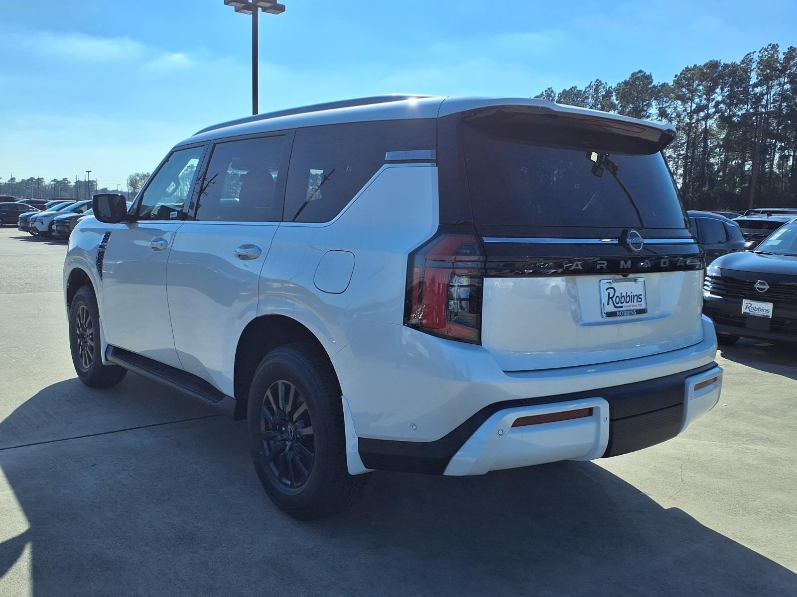 2026 Nissan Armada SV White at Robbins Nissan